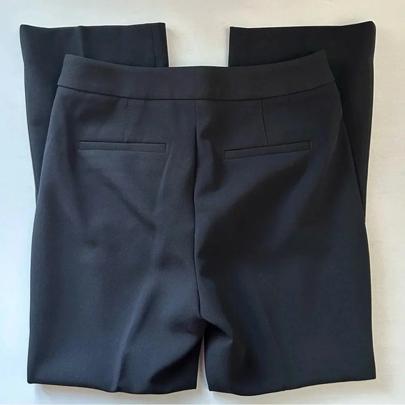 Banana Republic Pants High Rise Cropped  Flare Trousers Black Size 0 NWOT - Picture 14 of 16